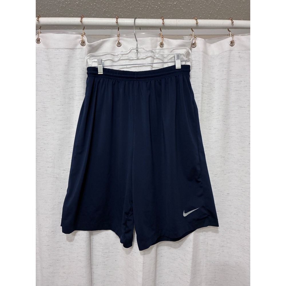 Nike Team Mens Navy Blue NikeFIT Basketball Athletic Shorts Size M